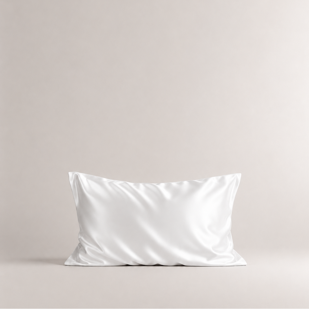 Pure Silk Pillow Case White